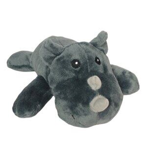 Gray Laying Rhinoceros Safari Zoo Plush Stuffed Animal 9.25"